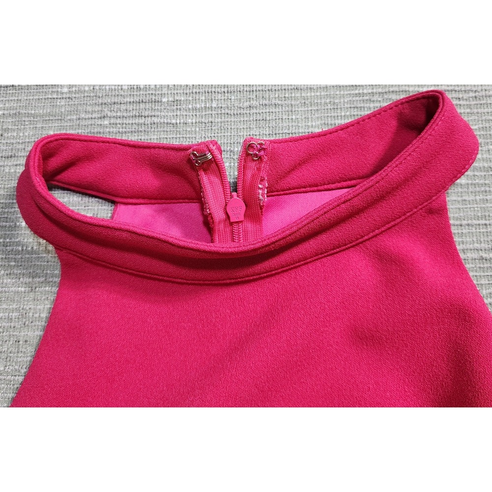 fab'rik fuchsia Halter Neck Mini Dress Sleeveless Cocktail Party Size M - Picture 6 of 11